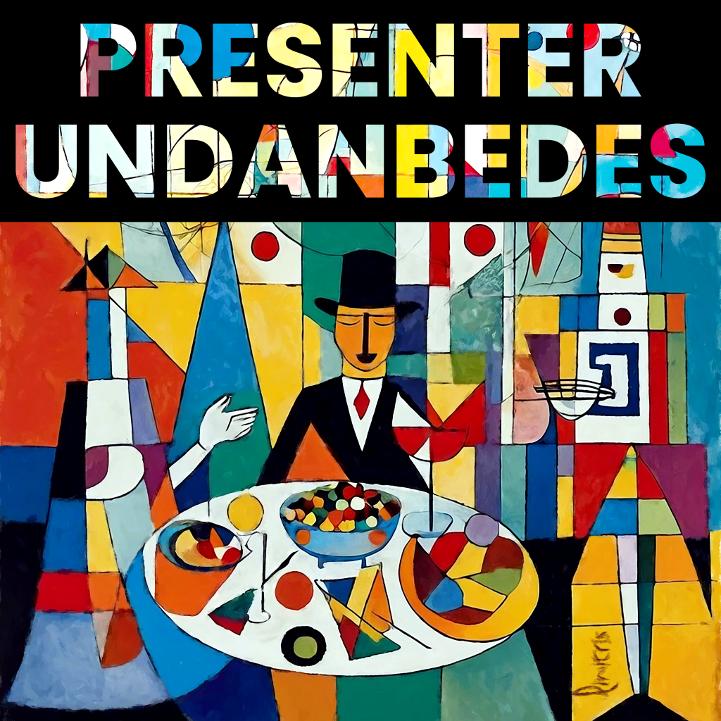 Presenter undanbedes logotyp