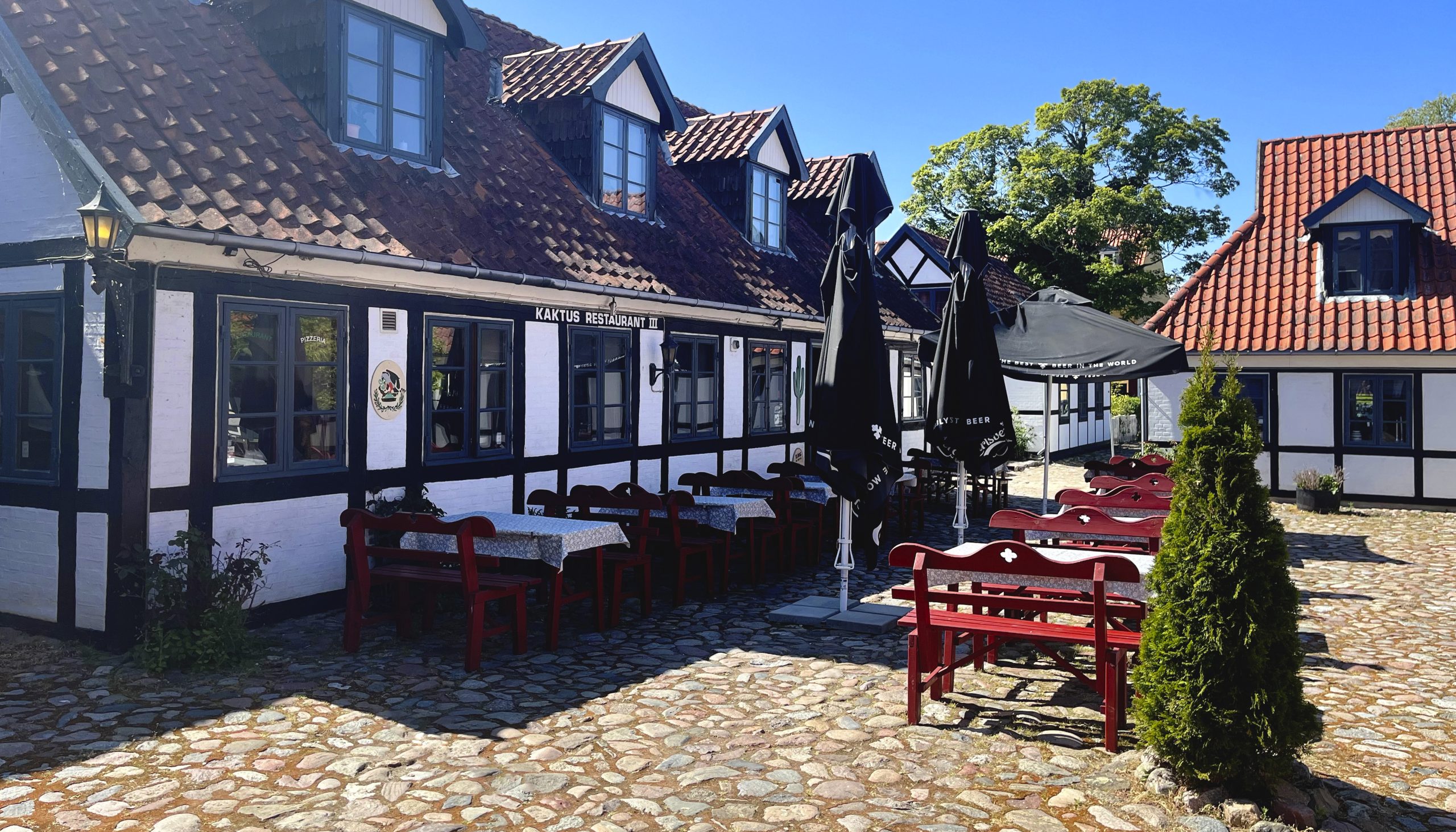 Restaurant Kaktus set ude i gården