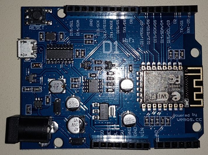 Arduino WIFI board Wemos D1