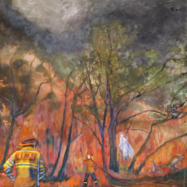 Carl Hakan Kallaker - Carl Håkan Källåker - Australian fire