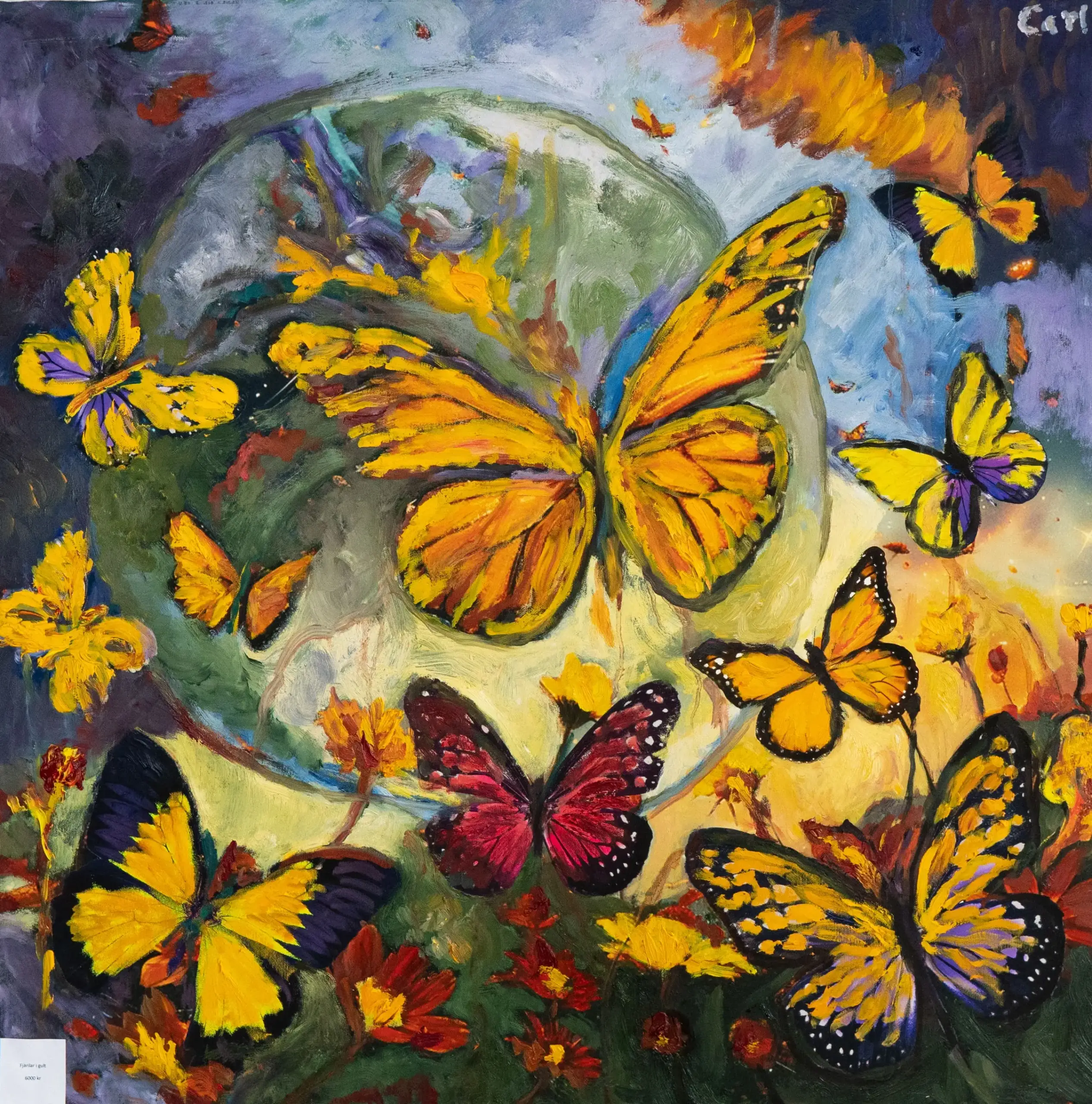 Carl Håkan Källåker -Butterflies in Orange