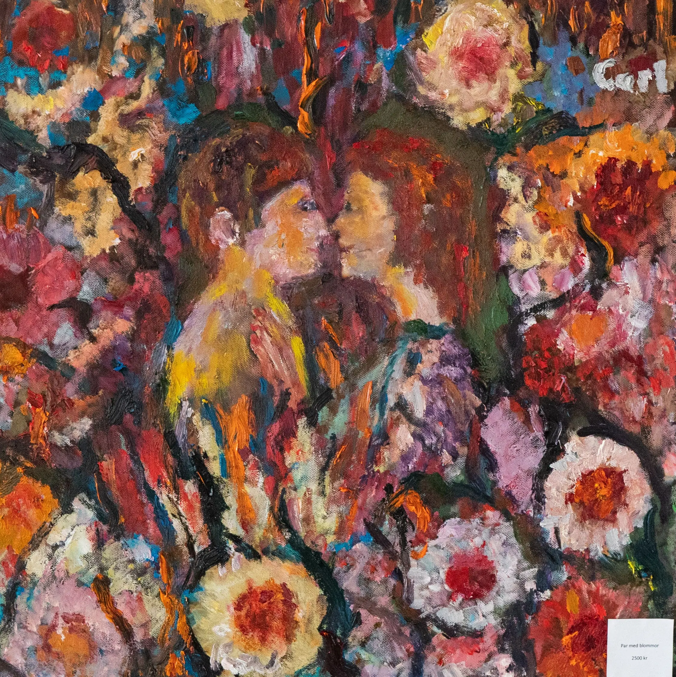 Love with flowers