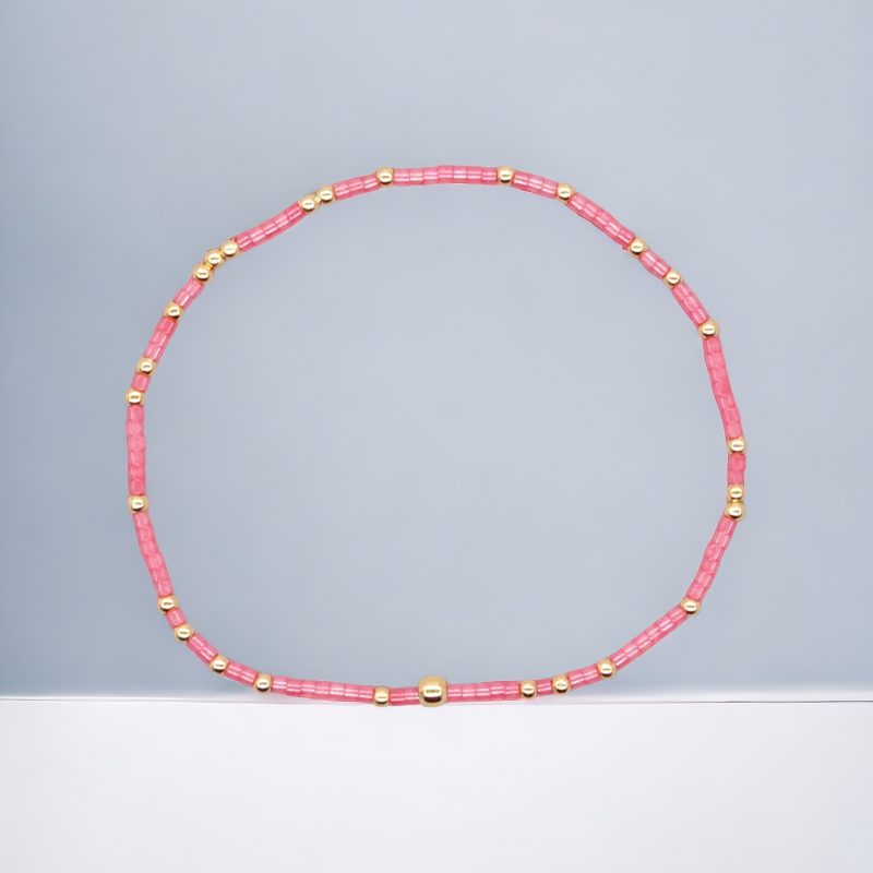 Samsø - Seed mini bracelett rosa
