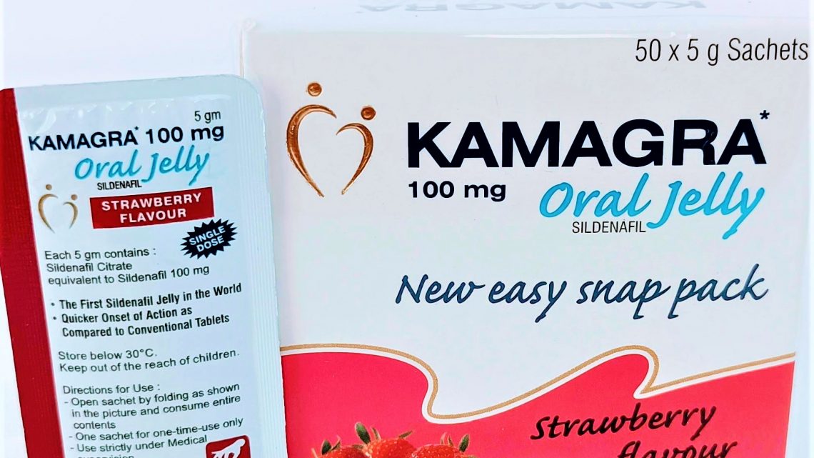 Snap Pack Kamagra Oral Jelly 100mg strawberry flavour