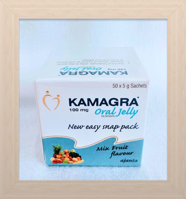 Kamagra Oral Jelly Mixed Fruits flavour 50 gel box