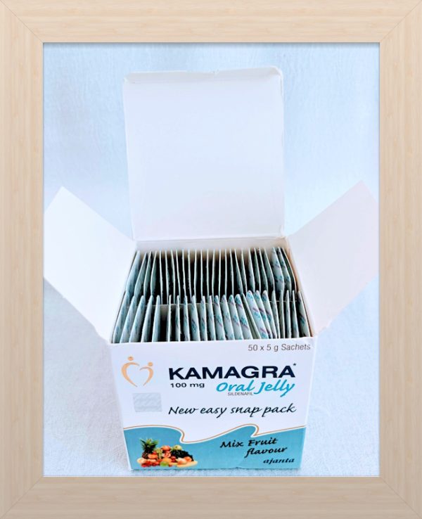 Kamagra Oral Jelly Mixed Fruits flavour 50 gel box