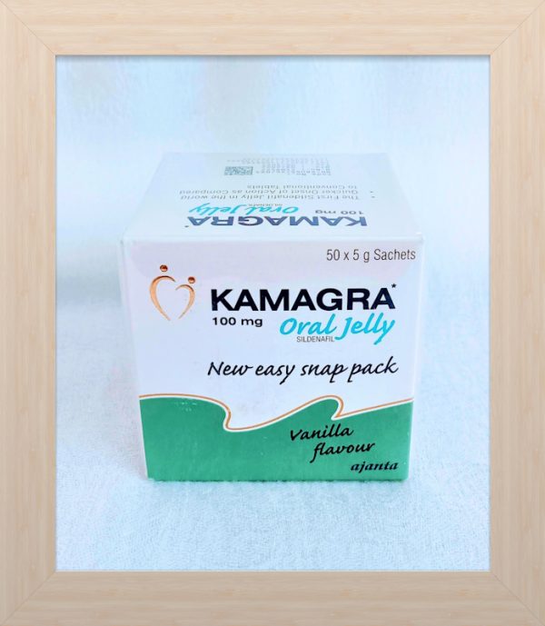 Kamagra Oral Jelly Vanilla 50 gel box