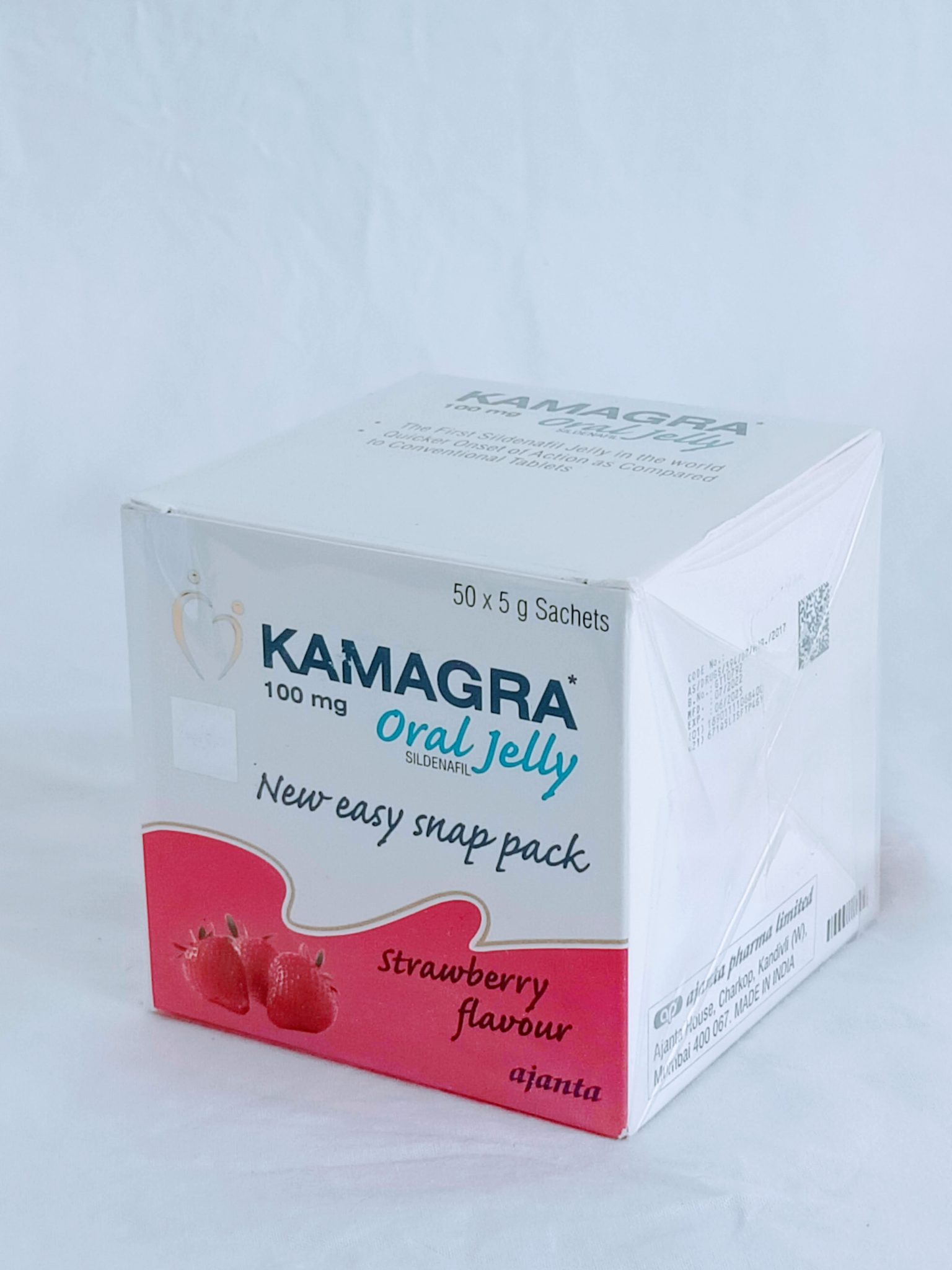 Kamagra Oral Jelly Strawberry 50 gel box Kamagraoioioi