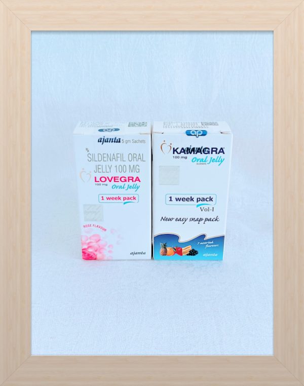 Kamagra Oral Jelly 1 week pack & Lovegra Combi Pack for him & her