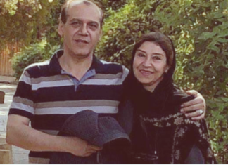 غلامرضا منوچهری و همسر وی رزیتا موتمنی