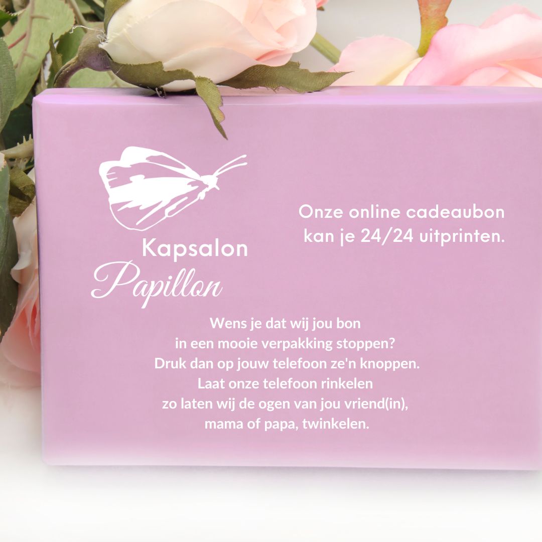 Schenk Kwaliteit, Schenk Een Cadeaubon Van Kapsalon Papillon.