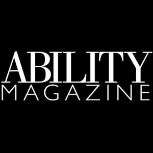 Ability Magazine on black background.