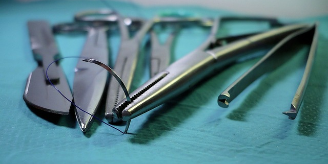 A collection of surgical tools