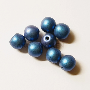Kunststofkralen 5mm Blauw