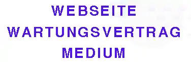 Webseite Wartungsvertrag Medium