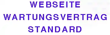 Webseite Wartungsvertrag Standard