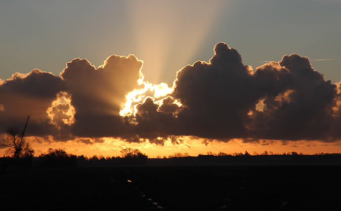 Morgensol over Vestlolland.