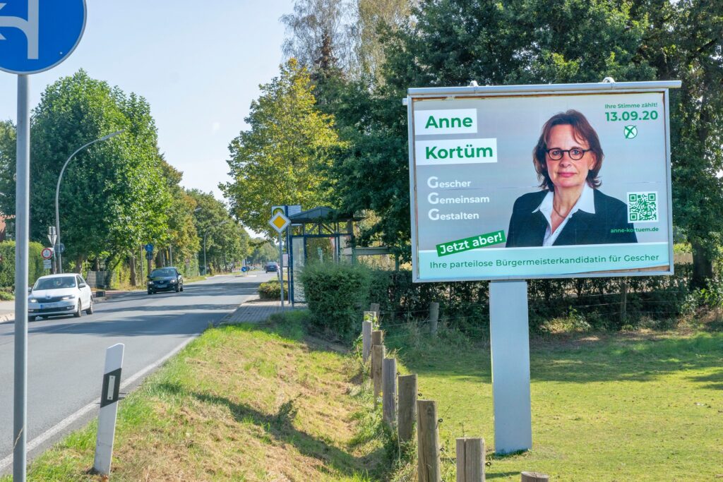 Anne Kortüm Wahlplakat