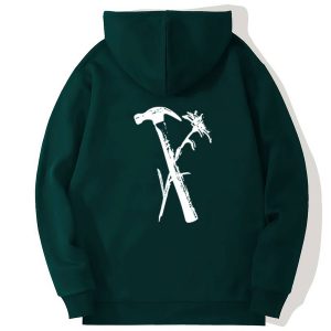 Graphic Hoodies Pullover Drawstring Long Sleeve