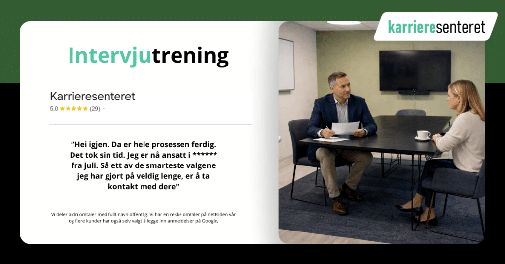 Hvordan foregår Intervjutrening - Karrieresenteret