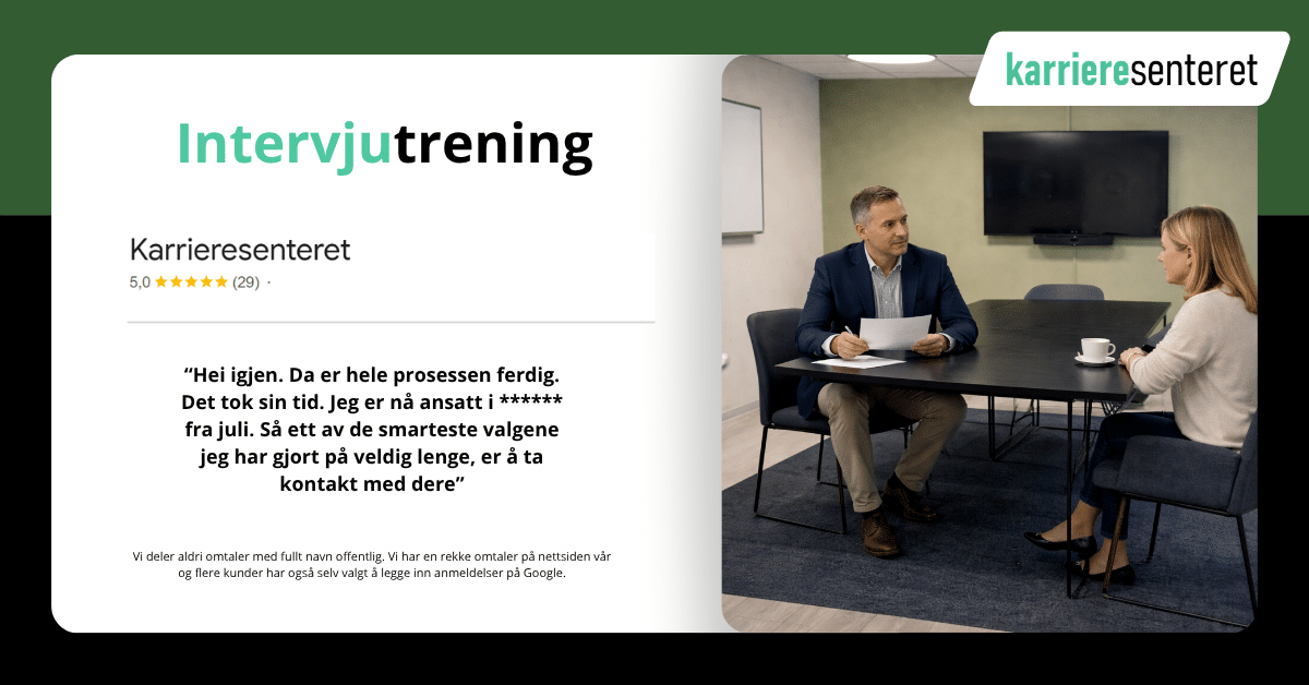 Hvordan foregår Intervjutrening - Karrieresenteret