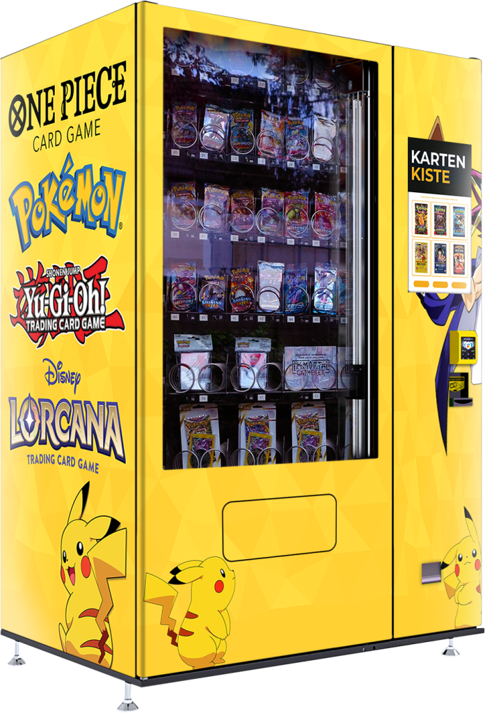 Pokémon Karten Lorcana Karten Yu-Gi-Oh Yugi Karten Sammelkarten Automaten für Ihren Standort