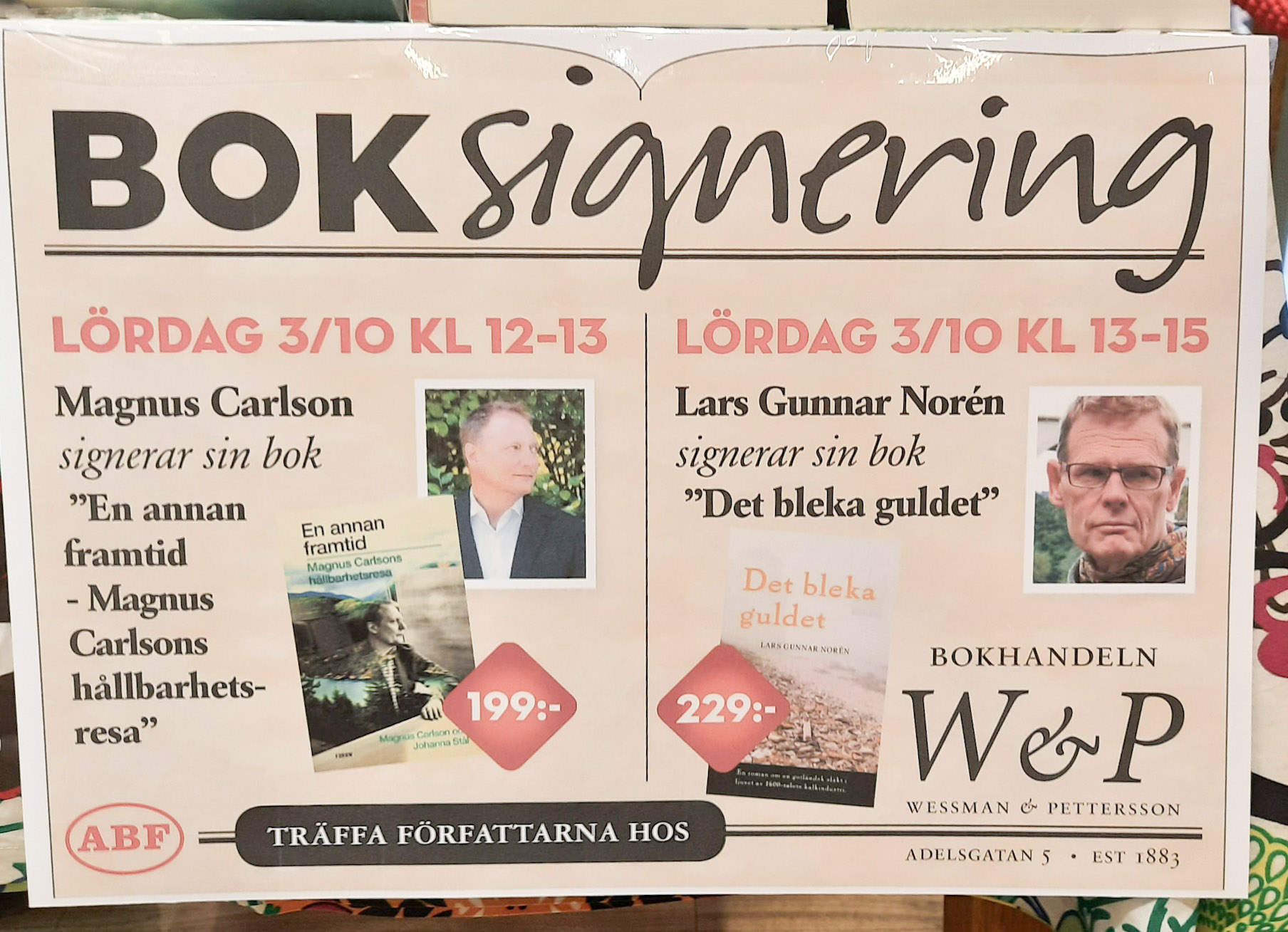 Signering på Visbydagen