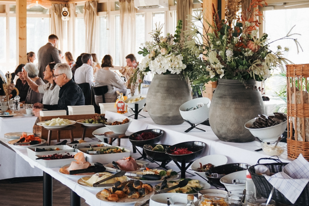 Julefrokost buffet på Retaurant Kastrup Fort