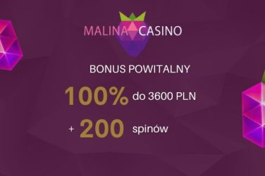 malina casino bonus powitalny