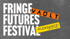 VAULT Fringe Futures Festival Logo - my show was on on 29th May 2021