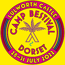 It's the Lulworth Castle Camp Bestival in Dorset logo