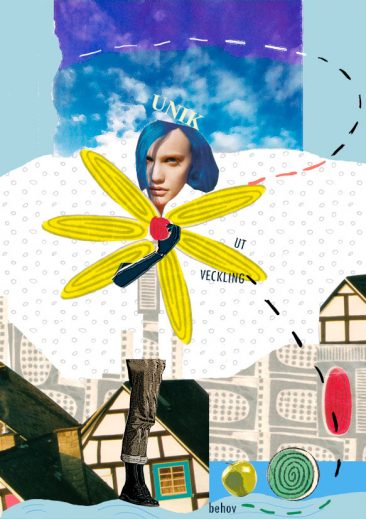 Psykologiillustration, att bli en individ, ill: Kati Mets