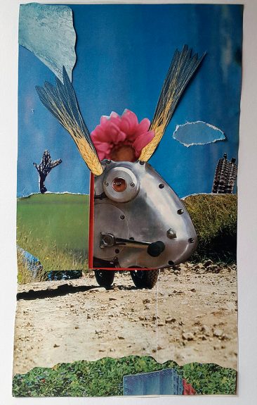 liten robot, collage