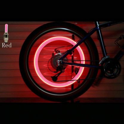 LED Ventilkappen Fahrrad Rad Auto Radspeichen Licht Felgen – Bild 4