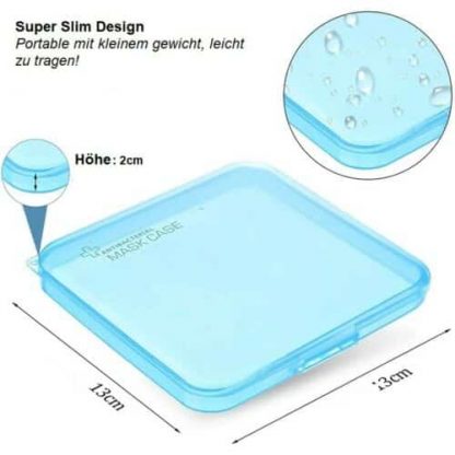 Masken Aufbewahrungsbox Maskenspeicheretui Mask Organizer Mask Cover Bag – Bild 13