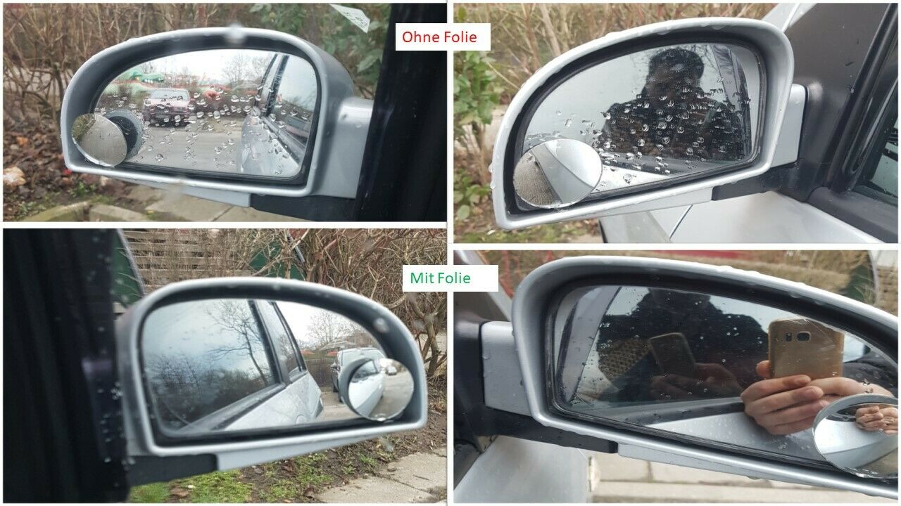 Auto Rückspiegel Schutzfolie Anti Nebel Fenster klar regenfesten  Rückspiegel Schutz Soft Film Auto Zubehör