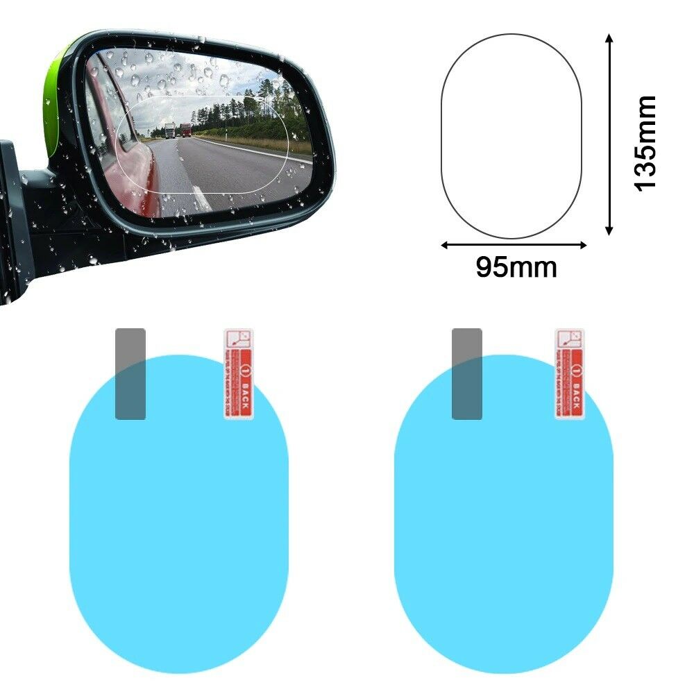 Kaufe 2 Teile/satz Auto Rückspiegel Schutz Film Anti Nebel Fenster Klar  Regendicht Rückspiegel Schutz