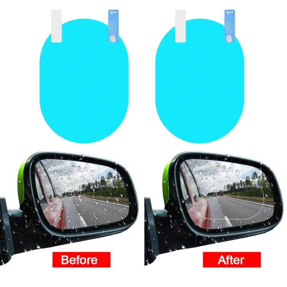 Auto Rückspiegel Spiegel Folie Anti Nebel Blendfreie Schutzfolie  Wasserdicht –