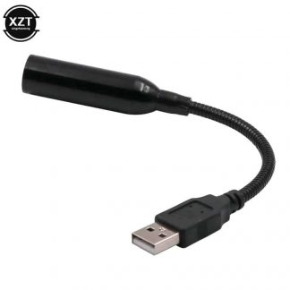 USB-Mikrofon Einstellbares Desktop-USB-Mikrofon Geräuscharmes Audio Tragbares