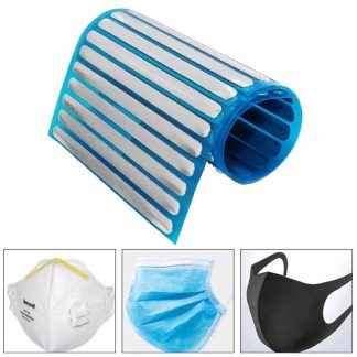 Metallbügel Flache Selbstklebende Nasenbügel Aluminium für Masken Behelfsmaske