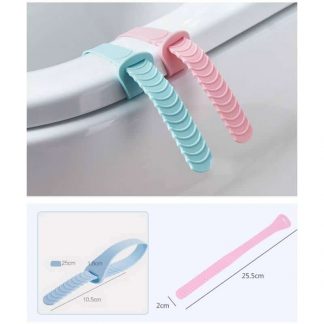 Tragbarer, faltbarer, verstellbarer, hygienischer Toilettensitzlift-Verbandgurt aus Silikon, Toilettensitzlifter