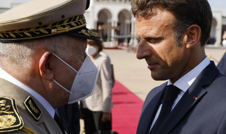 استقبل الرئيس الفرنسي إيمانويل ماكرون في قصر الإليزيه الإثنين رئيس أركان الجيش الجزائري الفريق أول السعيد شنقريحة