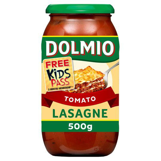 Dolmio Lasange Tomato 500g