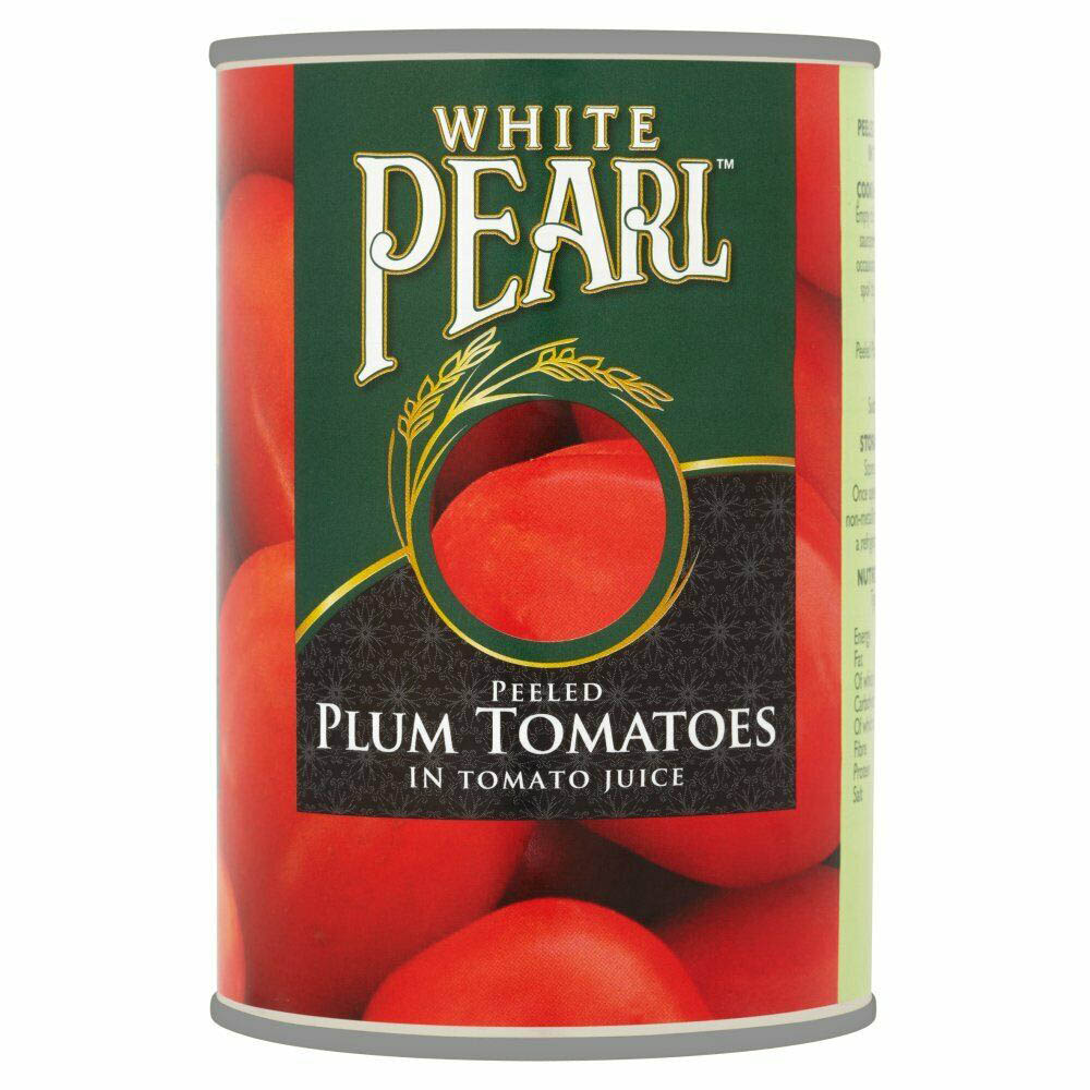 White Pearl Plum Tomatoes 400g