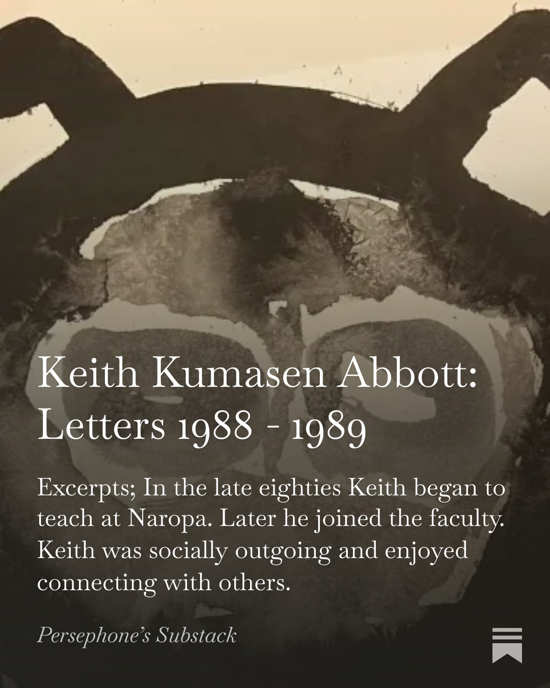 Keith’s Letters 1988 – 1989