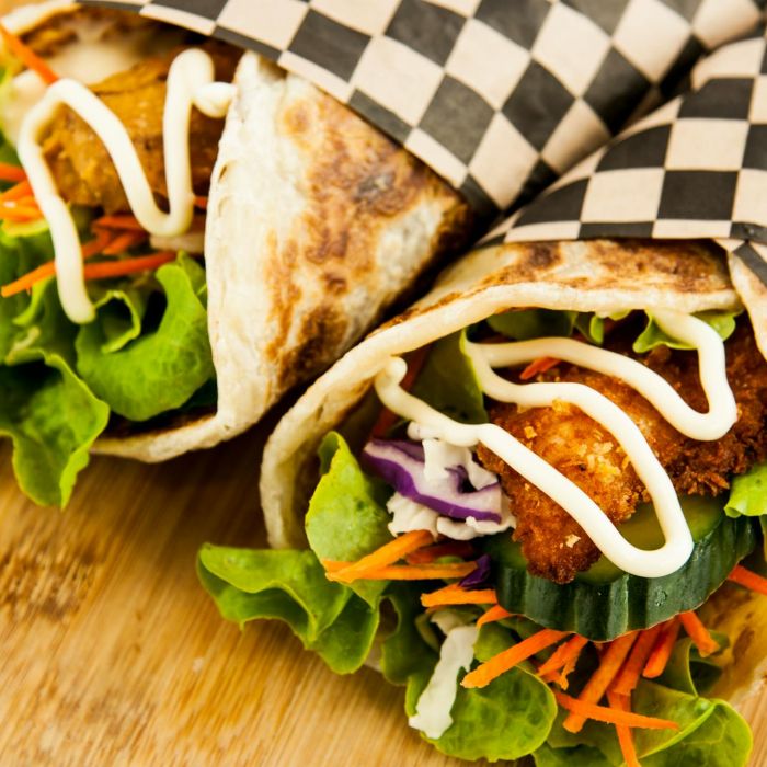 gevulde wrap met kip
