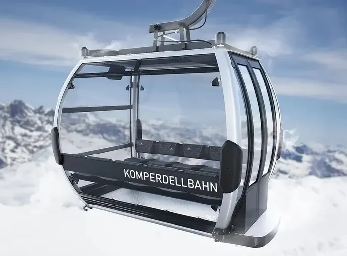 Visualisatie van de komperdellbahn
