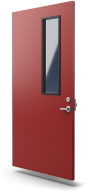 fire rated commercial security door