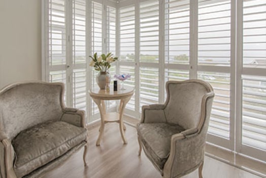 Plantation Shutters high Security